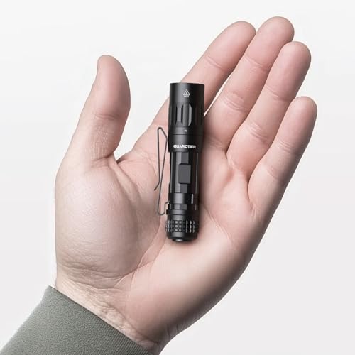Guardtier M70 EDC Flashlight, 1100 Lumens Rechargeable Pocket Light | USB-C Rechargeable, Pocket Clip, 5 Modes, Compact LED Flashlight for Camping, Hiking, Emergency and Everyday Carry