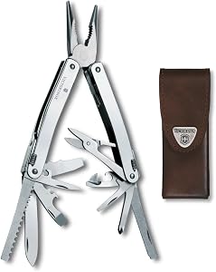 Victorinox Swiss Tool Spirit X Multi Tool, 24 Function Swiss Made with Locking Blade and L