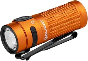 OLIGHT Baton4 Rechargeable EDC Flashlight, Bright Small Flashlight 1300 Lumens with MCC Ch