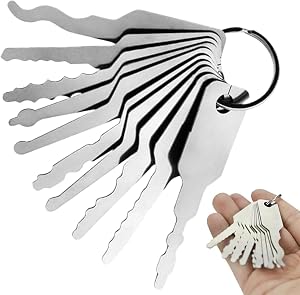 10 PCS Only Cabinets Repair Tool,Hook Hand Tools,Emergency Pocket Set Heavy Duty Pick and 