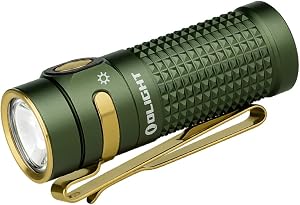 OLIGHT Baton4 Rechargeable EDC Flashlight, Bright Small Flashlight 1300 Lumens with MCC Ch