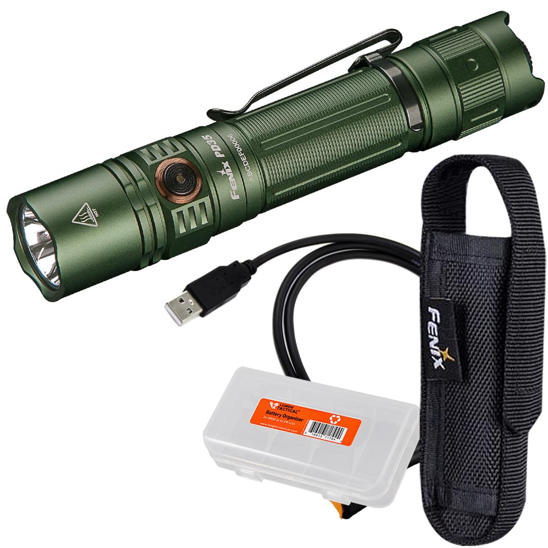 Fenix PD35 v3.0 Rechargeable Tactical Flashlight, 1700 Lumens EDC Ligh — Real-world performance testing in action