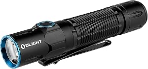 OLIGHT Warrior 3S 2300 Lumens Rechargeable Tactical Flashlight, Compact Dual-Switches LED 
