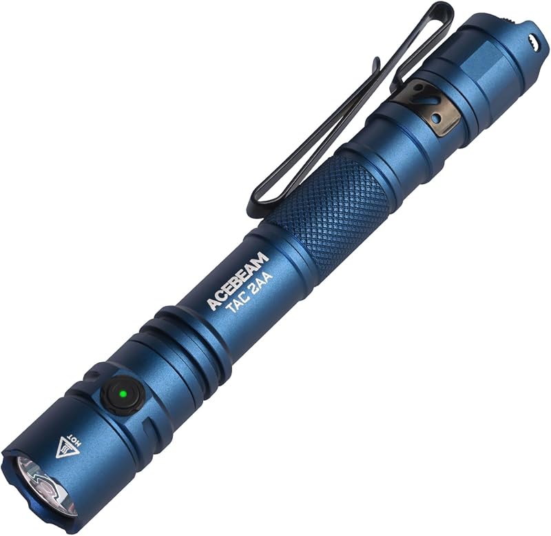 ACEBEAM TAC 2AA EDC Tactical Dual Modes Flashlight Rechargeable