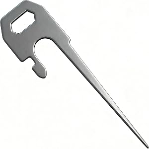 Premium Titanium Pick Tool for Leather Man Multitools， Titanium Pick