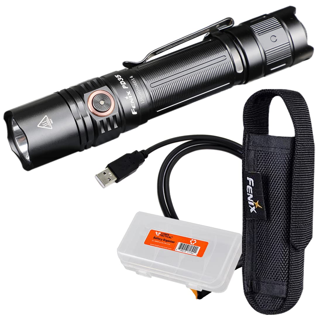 Fenix PD35 v3.0 Rechargeable Tactical Flashlight, 1700 Lumens EDC with — Our hands-on testing setup for leatherman wave plus vs vi