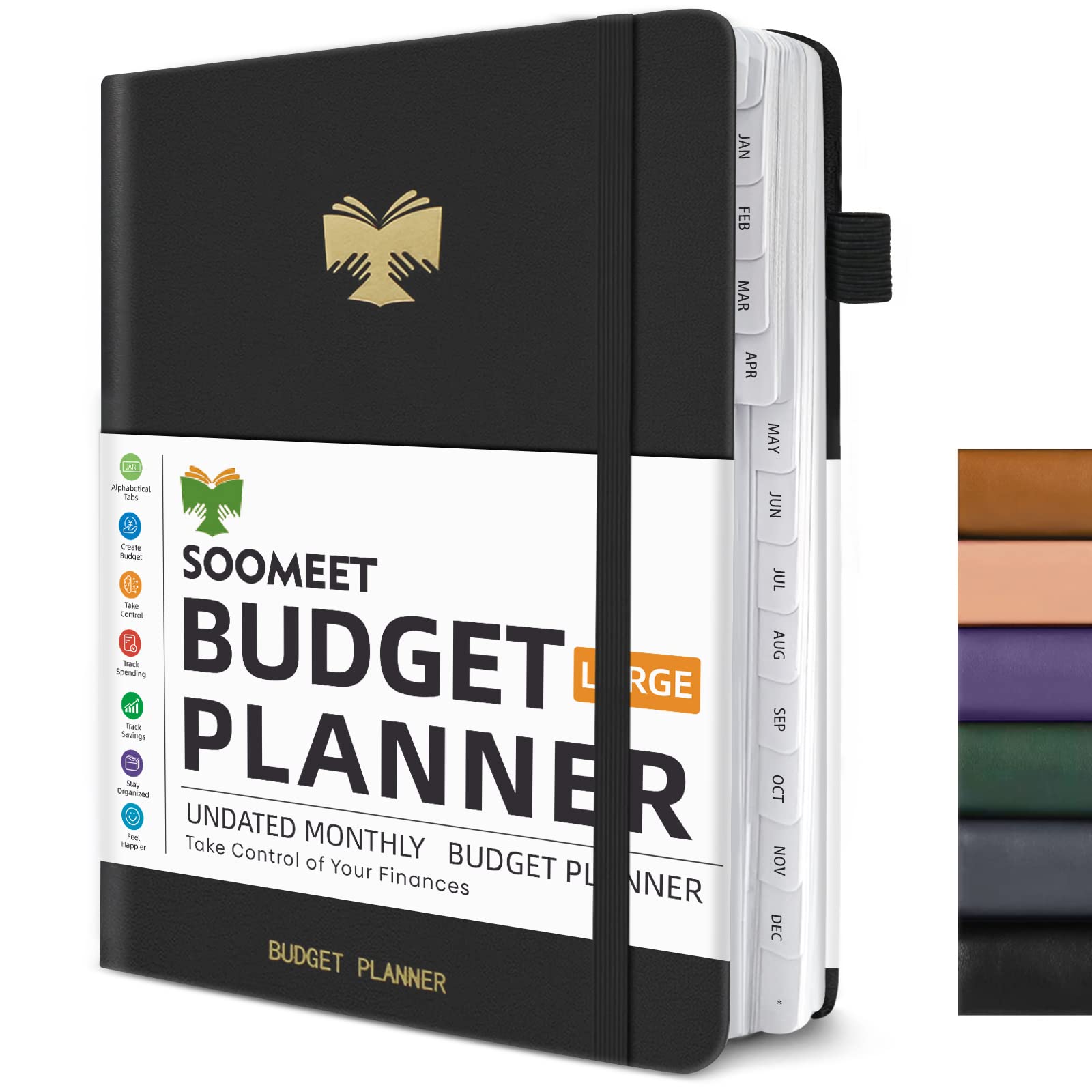 Soomeet Budget Planner with Monthly Tabs - 7