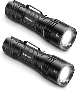 GearLight LED Tactical Flashlights High Lumens - Mini Flashlights for EDC Carry - Compact