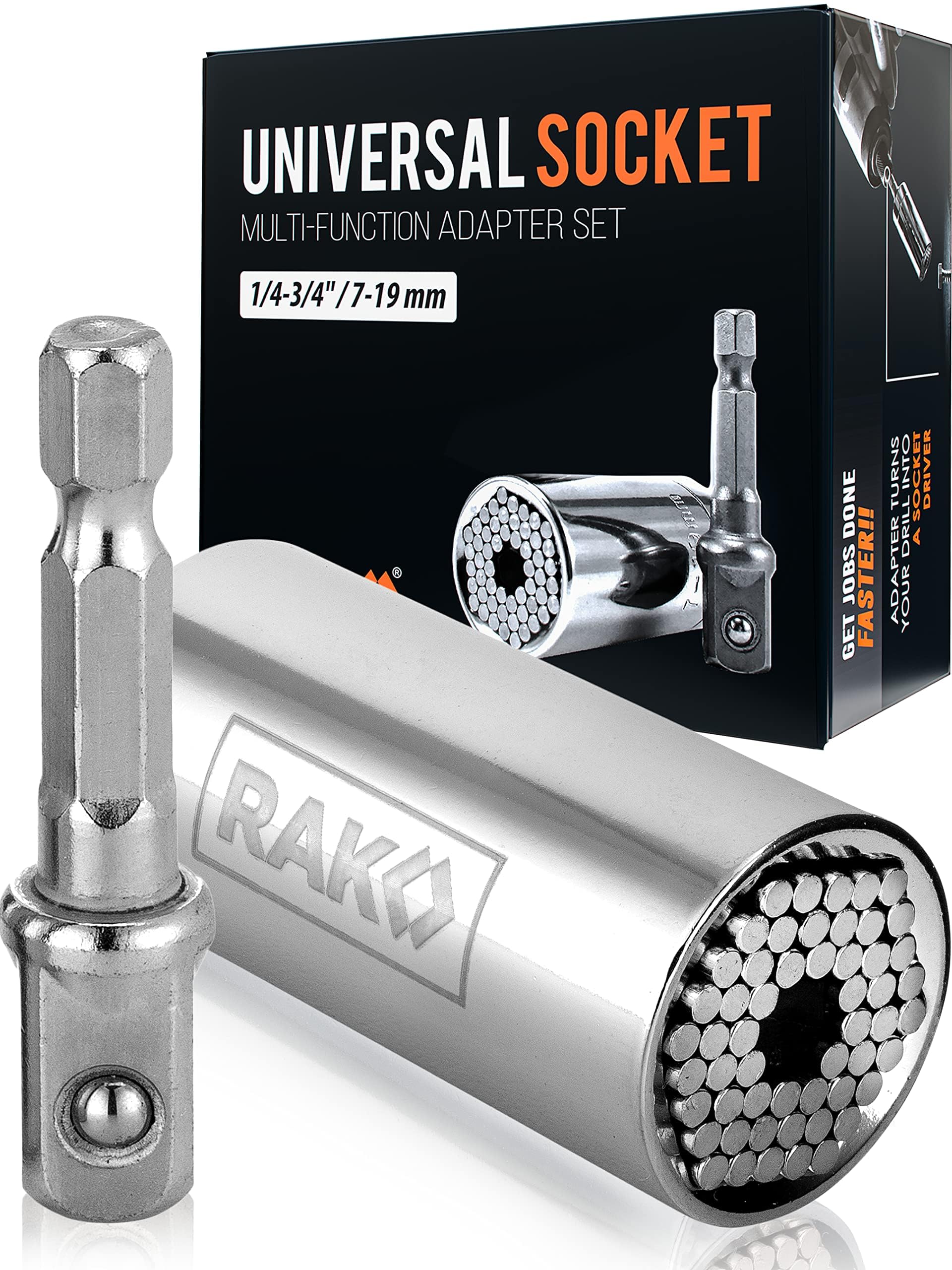 RAK Super Universal Socket Tool, 7-19mm Universal Socket Wrench Set, G — Our hands-on testing setup for maximize flashlight batter